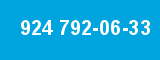 924 792-06-33 924 792-06-33